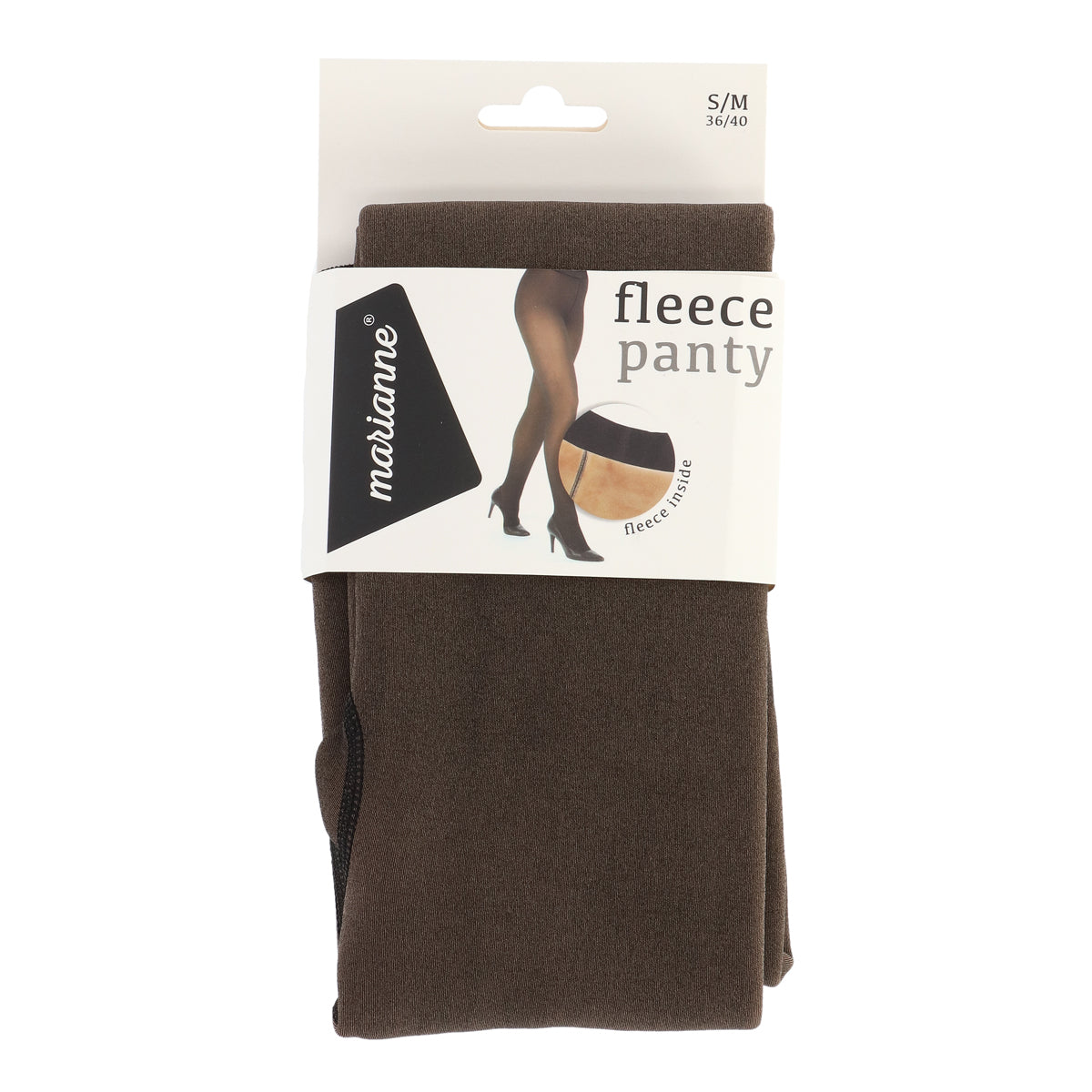 Panty Fleece Inside 497  bl/ne black neutraal