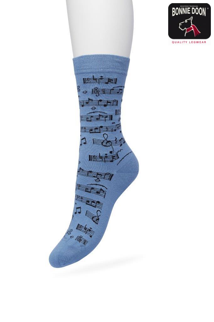 Music Notes Sock Ladies BT991127