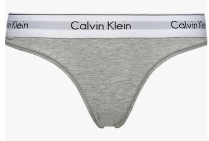 CK Thong Modern Cotton 0000F3786E 020 grey heather