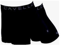 Cavello Shorts Katoen 2p. CB Shorts Katoen 2p. cb17013 black/black