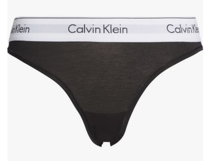 CK Bikini slip 0000F3787E 001 black/white WB